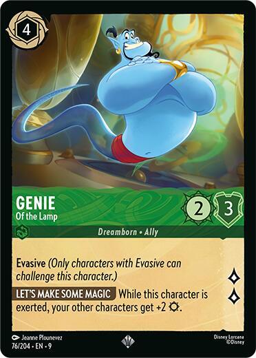 Genie - Of the Lamp - Fabled Disney Lorcana trading card