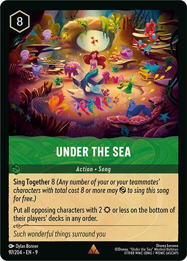 Under the Sea - Fabled Disney Lorcana trading card