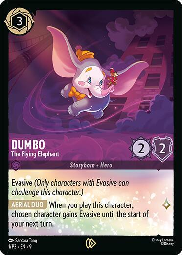 Dumbo - The Flying Elephant - Disney Lorcana Promo Cards Disney Lorcana trading card