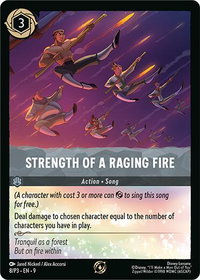 Strength of a Raging Fire - Disney Lorcana Promo Cards (DLPC) #8 - Promo Disney Lorcana Trading Card