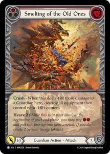 Smelting of the Old Ones (Extended Art) - Mastery Pack Guardian  #MPG028 - Rare Flesh and Blood Trading Card