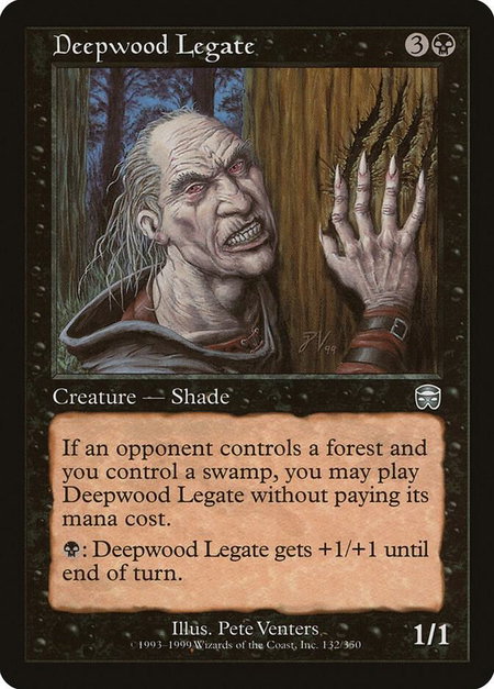 Deepwood Legate - Mercadian Masques Magic: The Gathering trading card