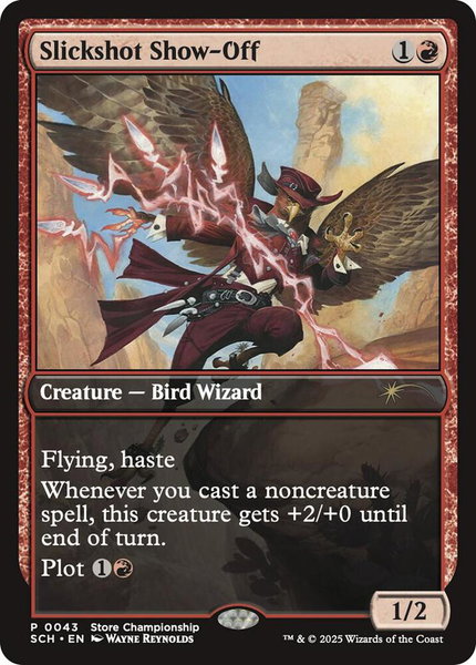 Slickshot Show-Off trading card from Game Day & Store Championship Promos Slickshot Show-Off - Game Day & Store Championship Promos Magic: The Gathering trading card