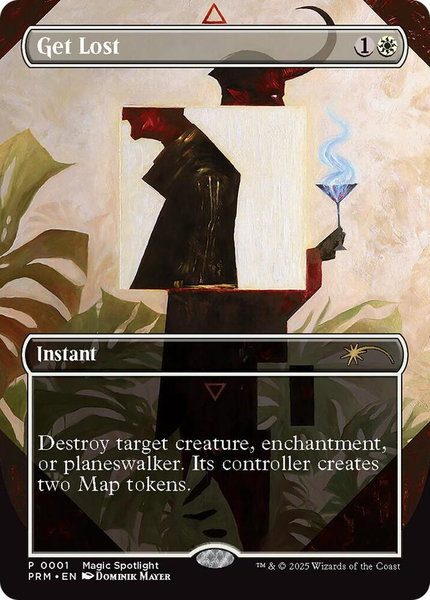 Get Lost trading card from Unique and Miscellaneous Promos Get Lost - Unique and Miscellaneous Promos Magic: The Gathering trading card
