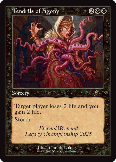 Tendrils of Agony (Retro Frame) (Eternal Weekend 2025 Promo) - Unique and Miscellaneous Promos Magic: The Gathering trading card