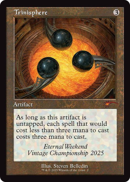 Trinisphere (Retro Frame) (Eternal Weekend 2025 Promo) - Unique and Miscellaneous Promos Magic: The Gathering trading card