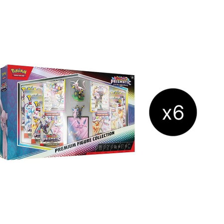 Prismatic Evolutions Premium Figure Collection Case trading card from SV: Prismatic Evolutions Prismatic Evolutions Premium Figure Collection Case - SV: Prismatic Evolutions Pokémon trading card