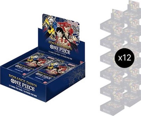 Romance Dawn - Booster Box Case (Wave 1 - Blue) - Romance Dawn One Piece trading card