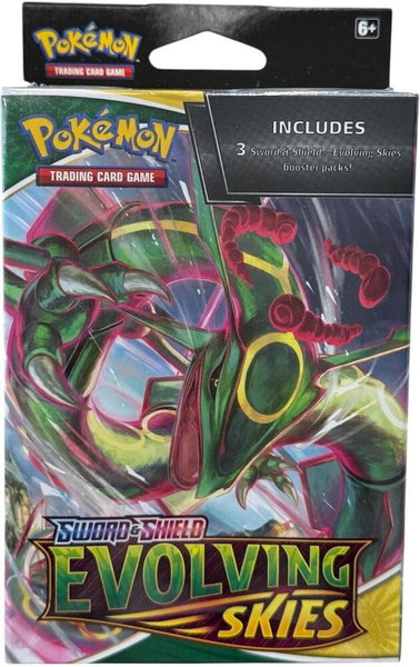 Evolving Skies 3 Pack Hanger Box trading card from SWSH07: Evolving Skies Evolving Skies 3 Pack Hanger Box - SWSH07: Evolving Skies Pokémon trading card
