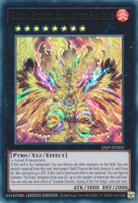 Garunix Eternity, Hyang of the Fire Kings - Limited Pack World Championship 2025 (25LP) #25LP-EN003 - Ultra Rare YuGiOh Trading Card