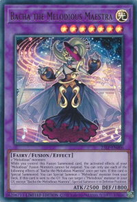 Bacha the Melodious Maestra - Limited Pack World Championship 2025 (25LP) #25LP-EN006 - Ultra Rare YuGiOh Trading Card