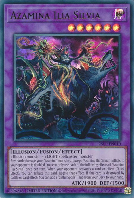 Azamina Ilia Silvia - Limited Pack World Championship 2025 YuGiOh trading card