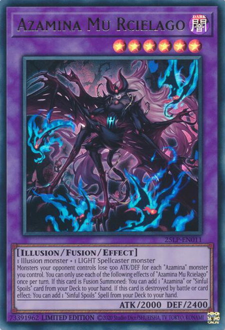 Azamina Mu Rcielago - Limited Pack World Championship 2025 YuGiOh trading card