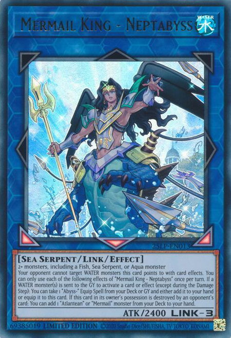 Mermail King - Neptabyss - Limited Pack World Championship 2025 YuGiOh trading card