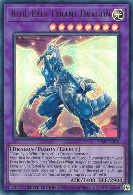 Blue-Eyes Tyrant Dragon - Limited Pack World Championship 2025 YuGiOh trading card
