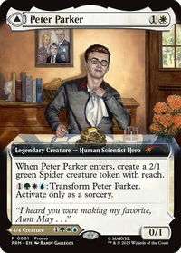 Peter Parker (Extended Art) - Unique and Miscellaneous Promos (UMP) #1 - Promo Magic: The Gathering Trading Card