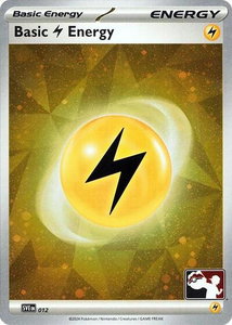 Basic Lightning Energy - 012 (Cosmos Holo) - Prize Pack Series Cards #012 - Common Pokémon Trading Card