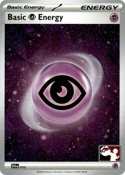 Basic Psychic Energy - 013 (Cosmos Holo) trading card from Prize Pack Series Cards Basic Psychic Energy - 013 (Cosmos Holo) - Prize Pack Series Cards Pokémon trading card