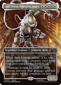 Anti-Venom, Horrifying Healer (Borderless) - Media Promos (MEDIA) #1 - Promo Magic: The Gathering Trading Card