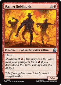 Raging Goblinoids - Marvel's Spider-Man (SPM) #85 - Uncommon Magic: The Gathering Trading Card