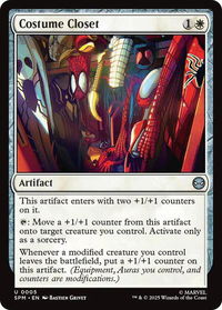 Costume Closet - Marvel's Spider-Man (SPM) #5 - Uncommon Magic: The Gathering Trading Card