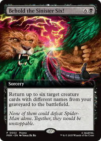 Behold the Sinister Six! - Unique and Miscellaneous Promos (UMP) #2 - Promo Magic: The Gathering Trading Card