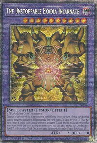 The Unstoppable Exodia Incarnate - 2025 Mega-Pack (MP25) #MP25-EN008 - Starlight Rare YuGiOh Trading Card