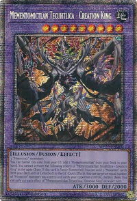 Mementomictlan Tecuhtlica - Creation King - 2025 Mega-Pack (MP25) #MP25-EN010 - Starlight Rare YuGiOh Trading Card
