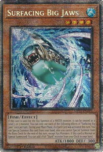 Surfacing Big Jaws - 2025 Mega-Pack (MP25) #MP25-EN012 - Starlight Rare YuGiOh Trading Card