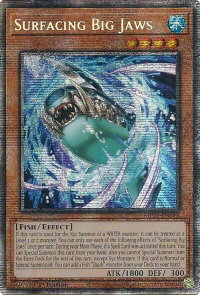 Surfacing Big Jaws - 2025 Mega-Pack (MP25) #MP25-EN012 - Starlight Rare YuGiOh Trading Card