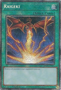 Raigeki - 2025 Mega-Pack (MP25) #MP25-EN015 - Starlight Rare YuGiOh Trading Card