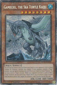 Gameciel, the Sea Turtle Kaiju - 2025 Mega-Pack (MP25) #MP25-EN028 - Starlight Rare YuGiOh Trading Card
