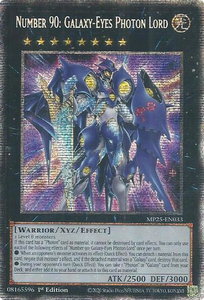 Number 90: Galaxy-Eyes Photon Lord - 2025 Mega-Pack (MP25) #MP25-EN033 - Starlight Rare YuGiOh Trading Card
