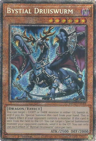 Bystial Druiswurm - 2025 Mega-Pack YuGiOh trading card