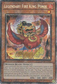 Legendary Fire King Ponix - 2025 Mega-Pack (MP25) #MP25-EN048 - Starlight Rare YuGiOh Trading Card