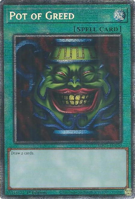 Pot of Greed - 2025 Mega-Pack YuGiOh trading card