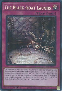 The Black Goat Laughs - 2025 Mega-Pack (MP25) #MP25-EN057 - Prismatic Secret Rare YuGiOh Trading Card