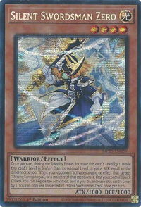 Silent Swordsman Zero - 2025 Mega-Pack (MP25) #MP25-EN059 - Prismatic Secret Rare YuGiOh Trading Card