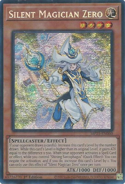 Silent Magician Zero - 2025 Mega-Pack YuGiOh trading card