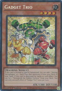 Gadget Trio - 2025 Mega-Pack (MP25) #MP25-EN061 - Prismatic Secret Rare YuGiOh Trading Card