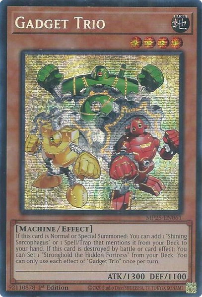 Gadget Trio - 2025 Mega-Pack YuGiOh trading card