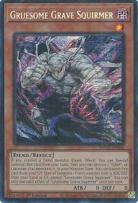Gruesome Grave Squirmer - 2025 Mega-Pack (MP25) #MP25-EN065 - Prismatic Secret Rare YuGiOh Trading Card