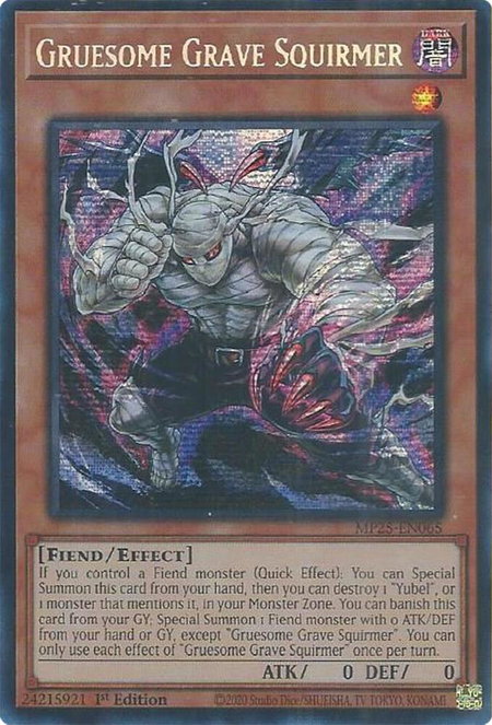 Gruesome Grave Squirmer - 2025 Mega-Pack YuGiOh trading card