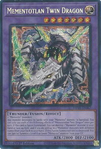 Mementotlan Twin Dragon - 2025 Mega-Pack (MP25) #MP25-EN067 - Prismatic Secret Rare YuGiOh Trading Card