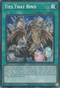 Ties That Bind - 2025 Mega-Pack (MP25) #MP25-EN071 - Prismatic Secret Rare YuGiOh Trading Card
