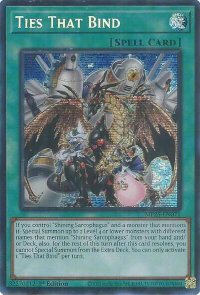 Ties That Bind - 2025 Mega-Pack (MP25) #MP25-EN071 - Prismatic Secret Rare YuGiOh Trading Card