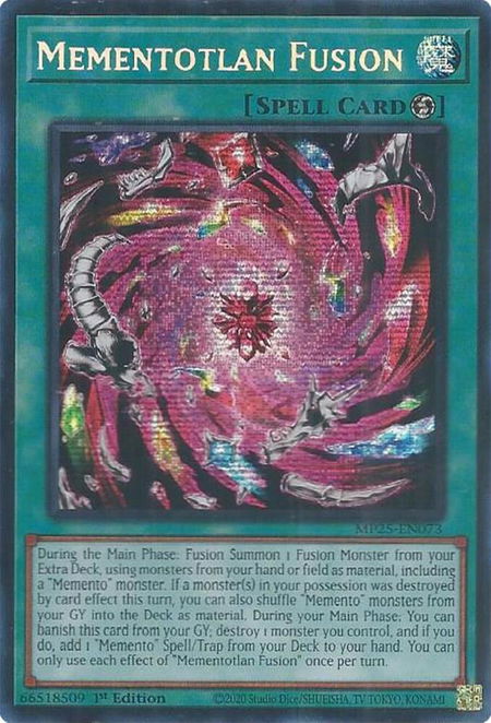 Mementotlan Fusion - 2025 Mega-Pack YuGiOh trading card
