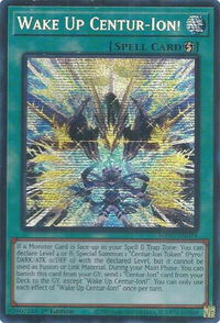 Wake Up Centur-Ion! - 2025 Mega-Pack (MP25) #MP25-EN074 - Prismatic Secret Rare YuGiOh Trading Card