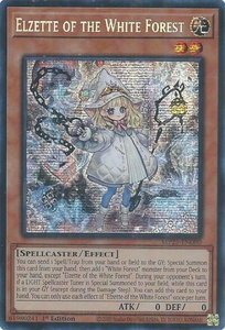 Elzette of the White Forest - 2025 Mega-Pack (MP25) #MP25-EN080 - Prismatic Secret Rare YuGiOh Trading Card