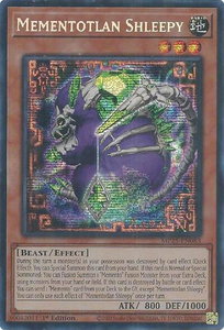 Mementotlan Shleepy - 2025 Mega-Pack (MP25) #MP25-EN083 - Prismatic Secret Rare YuGiOh Trading Card